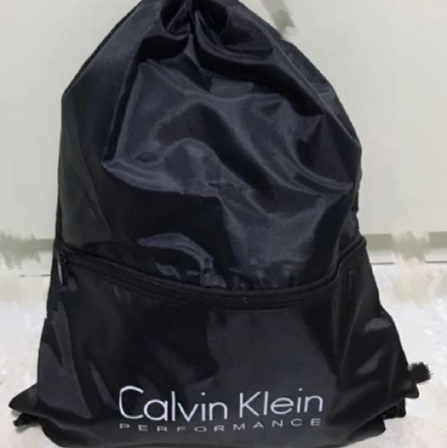 Calvin klein drawstring backpack sales