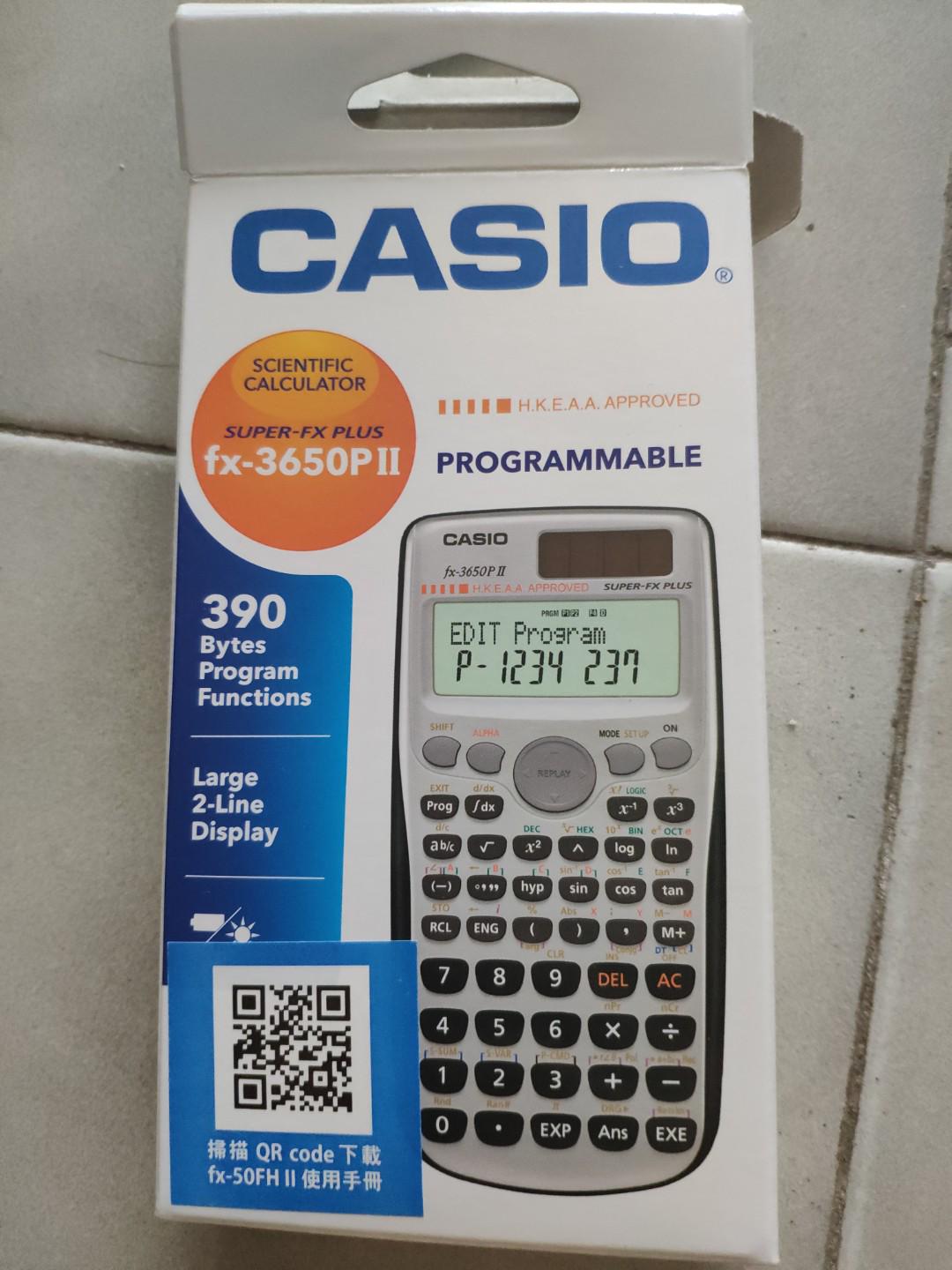 Casio fx3650PII 2018 4 Carousell