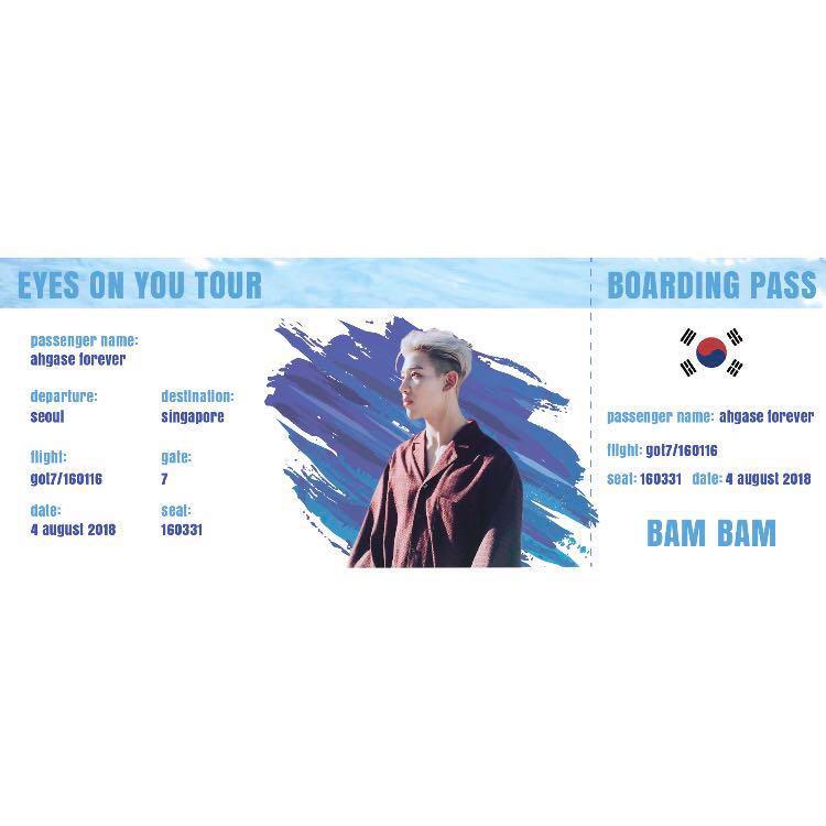 Customised Transparent Boarding Pass Supplier Printing Fansupport