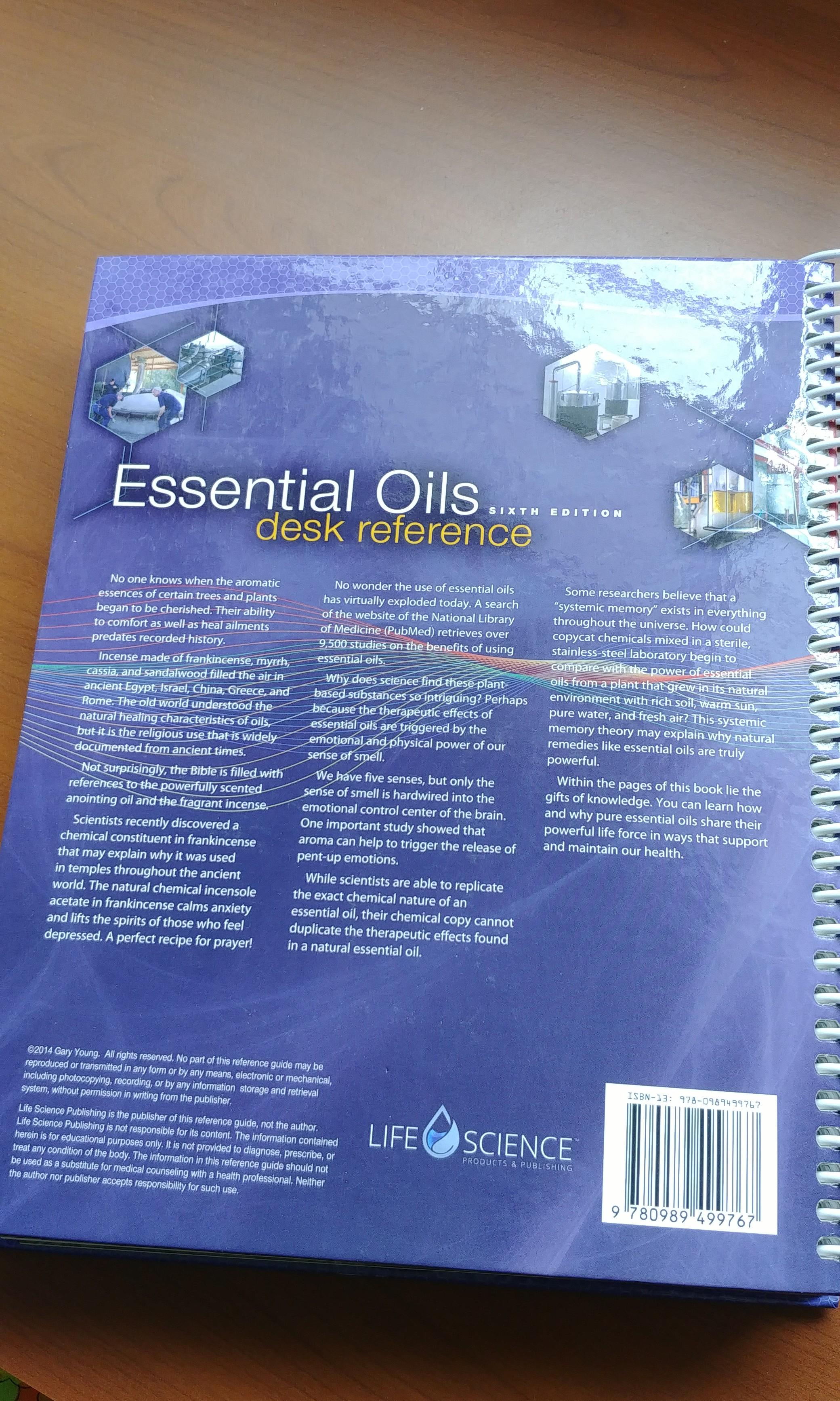 Essential Oils Desk Reference Books Stationery Non Fiction On