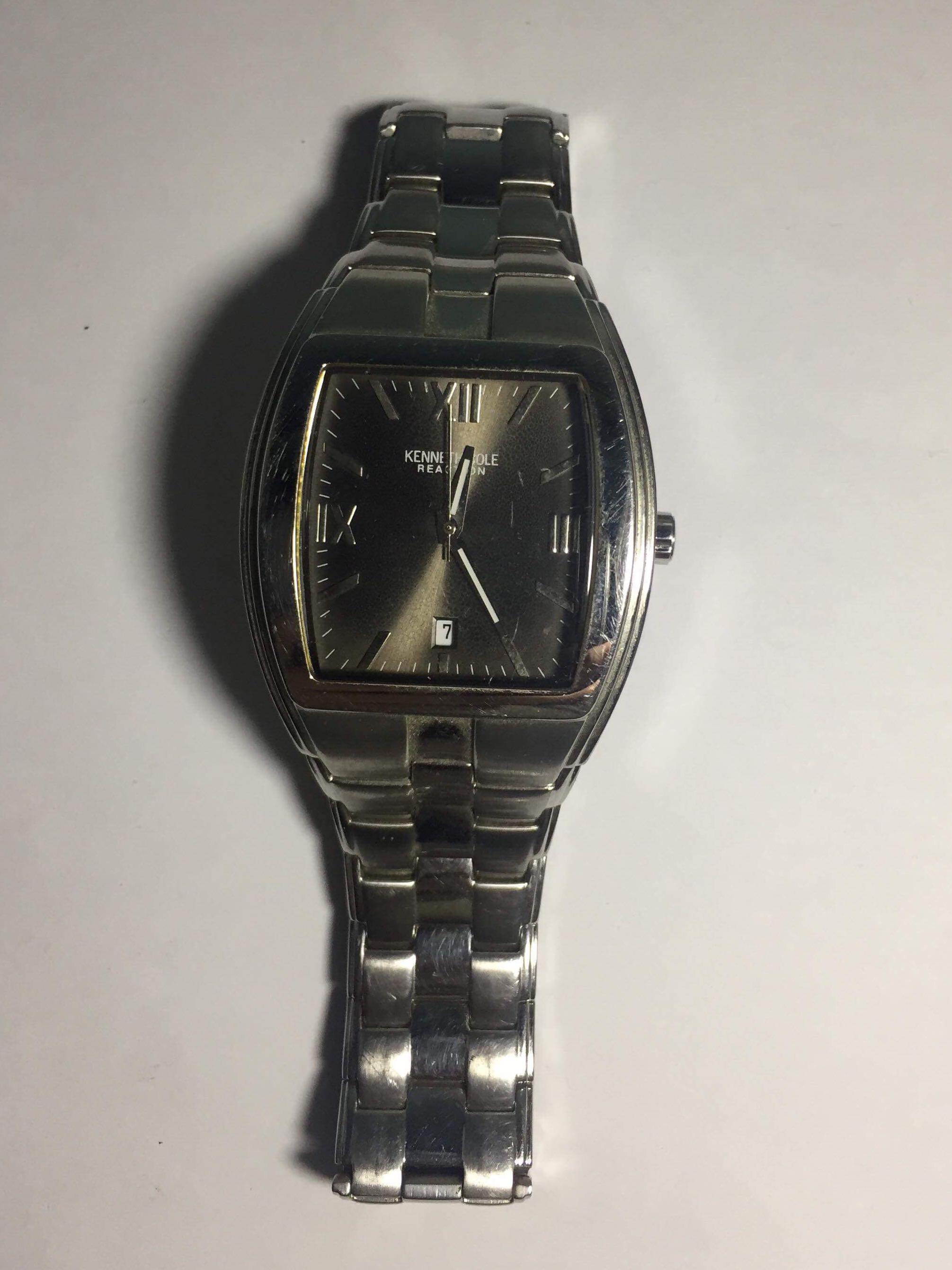 kenneth cole reaction analog digital watch manual