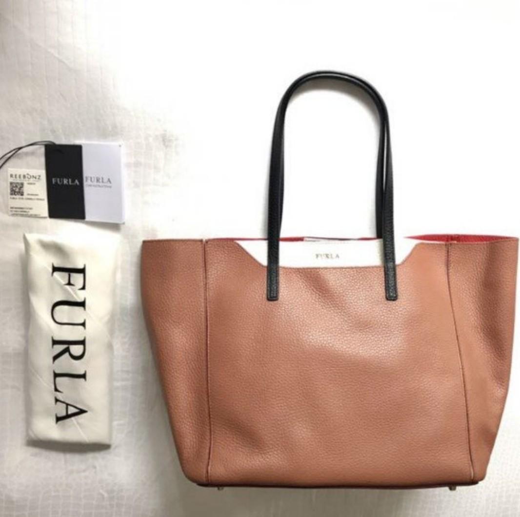 Furla Fantasia Tote Bag in Corniola Luxury Bags Wallets on Carousell