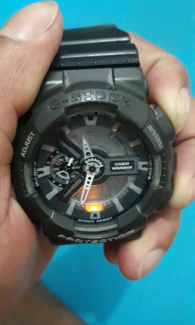G shock asli original GA 110 black