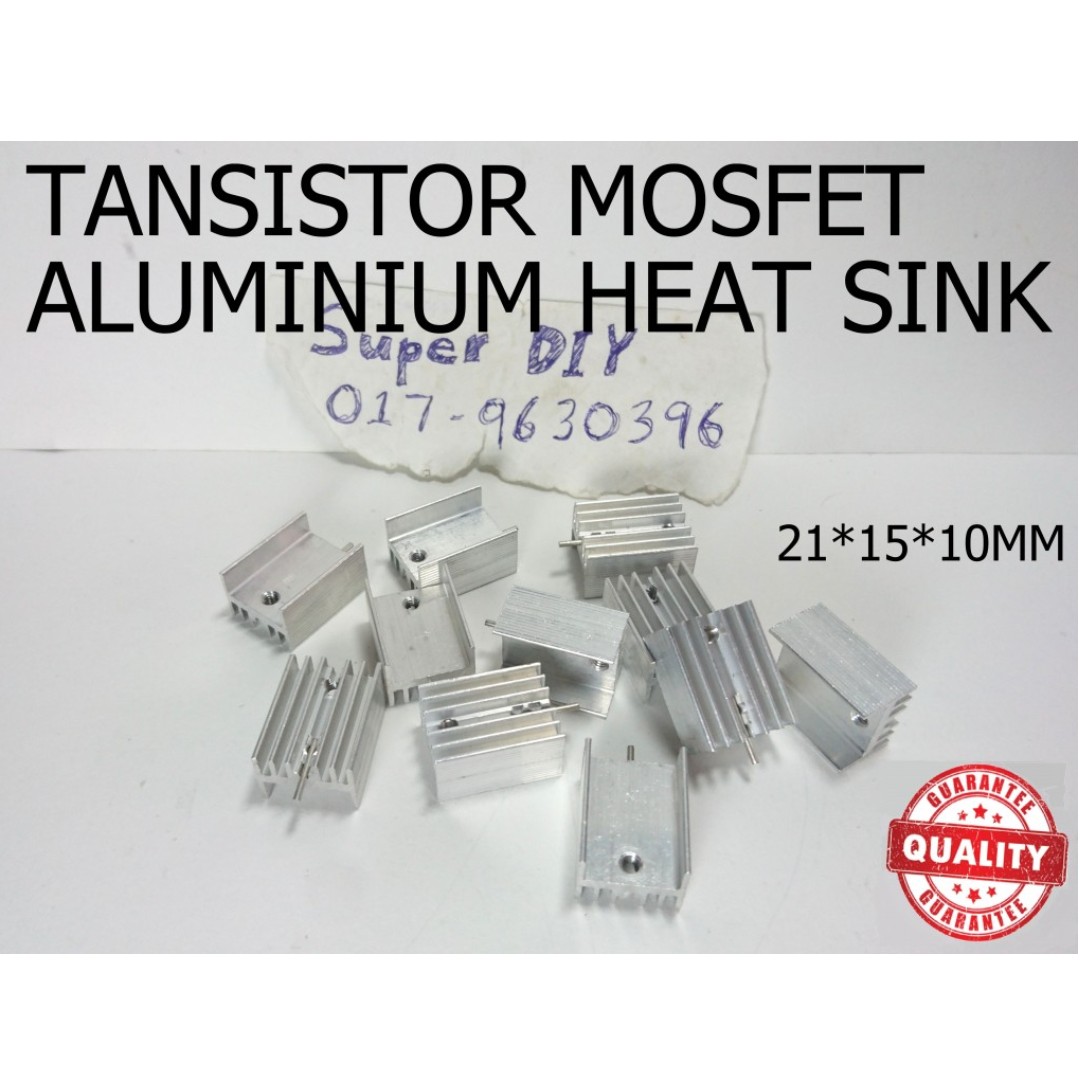 Heat sink aluminium for transistor and mosfet DIY project heatsink, TV