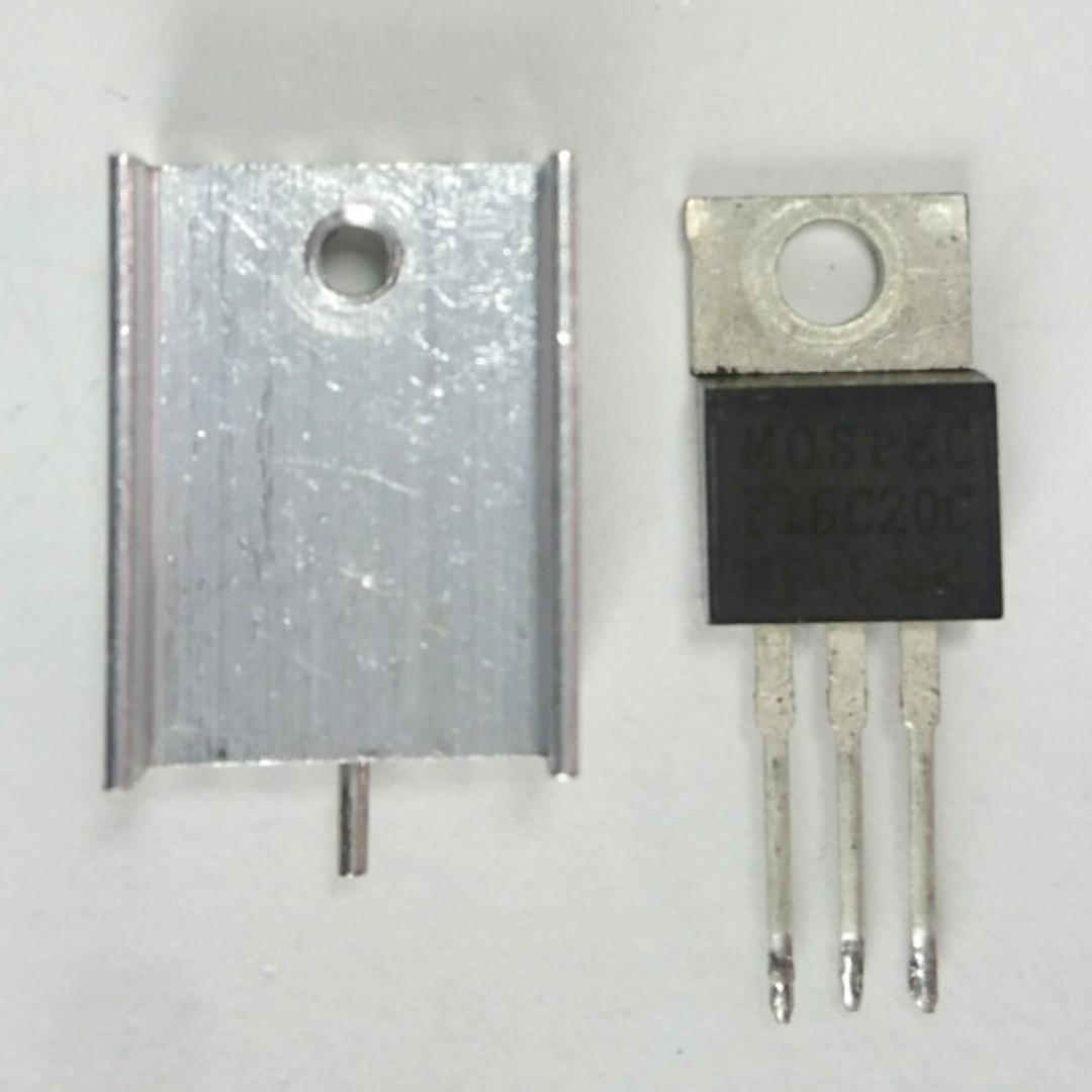 Heat sink aluminium for transistor and mosfet DIY project heatsink, TV
