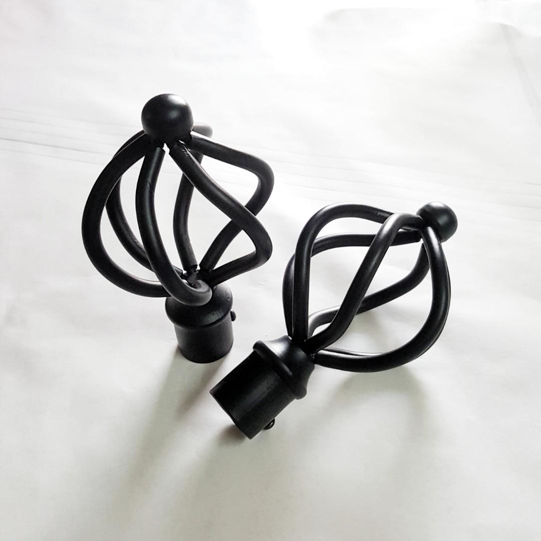 IKEA Curtain Rod Finials, Furniture & Home Living, Furniture, Shelves