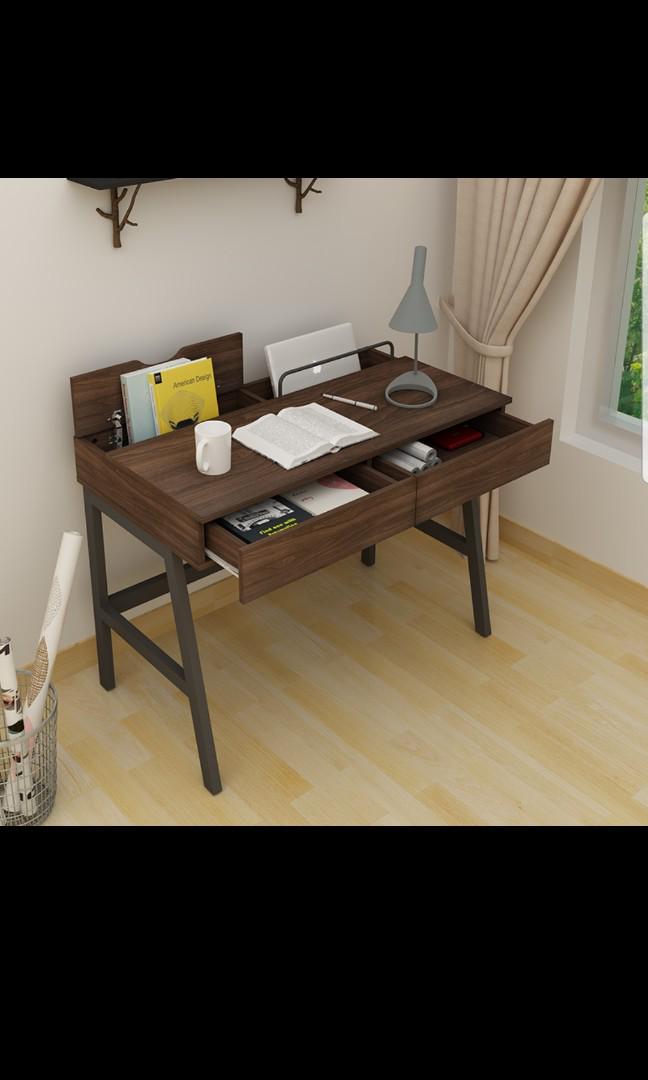 Industrial computer table, Furniture & Home Living, Furniture, Tables