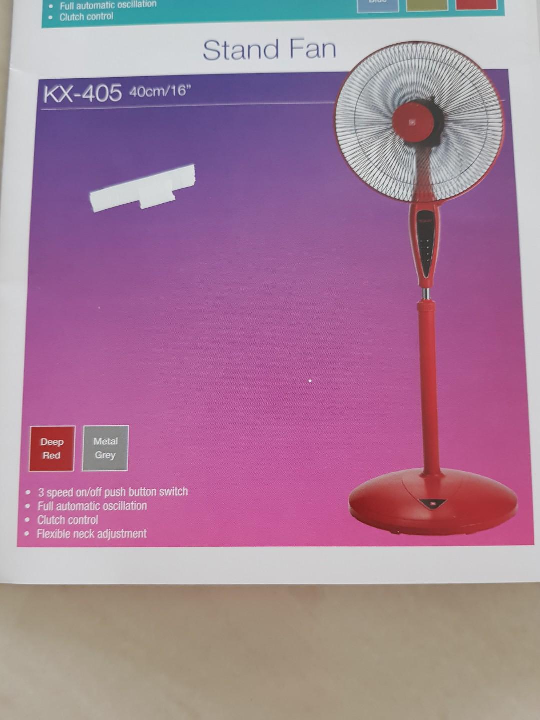 KDK stand fan KDK KX 40cm/16", Furniture & Home Living, Lighting & Fans