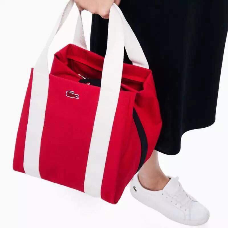 Lacoste TOTE BAG, Women's Fashion, Bags & Wallets, Tote Bags on Carousell