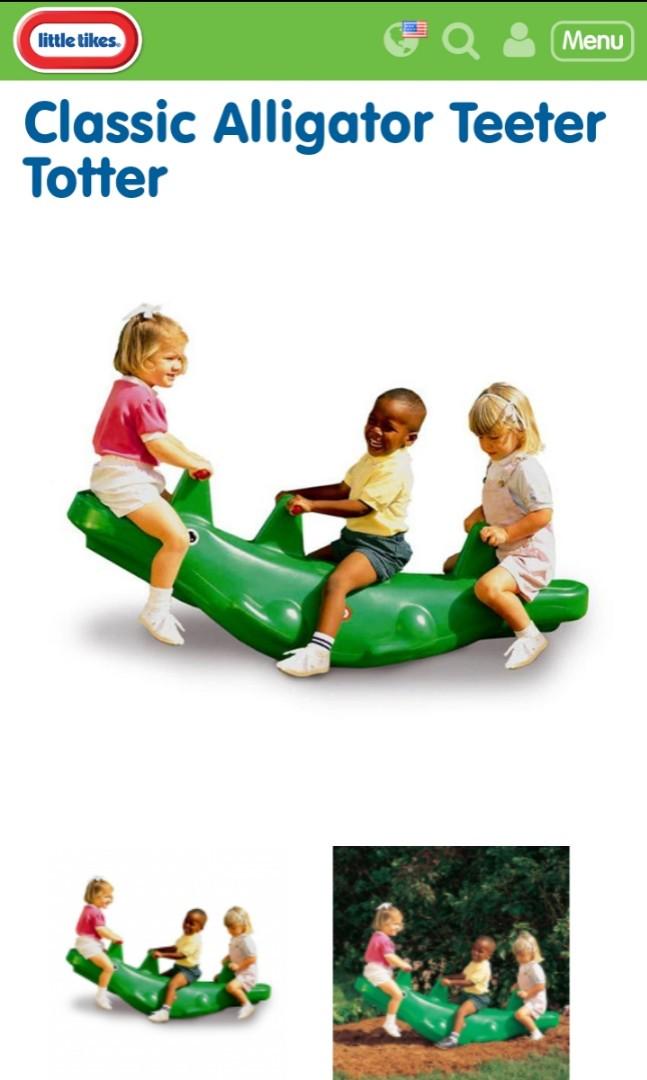 Little tikes alligator teeter totter 2025