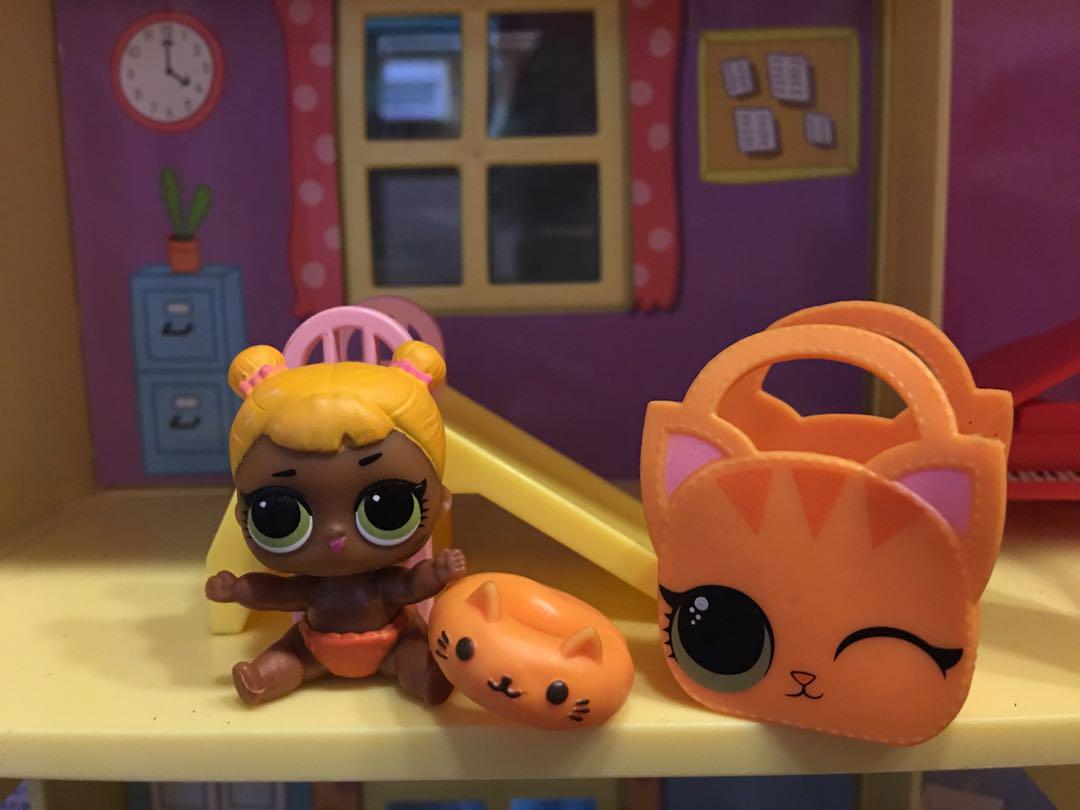 Lol Surprise Rare Lil Baby Cat Toys Games Bricks Figurines