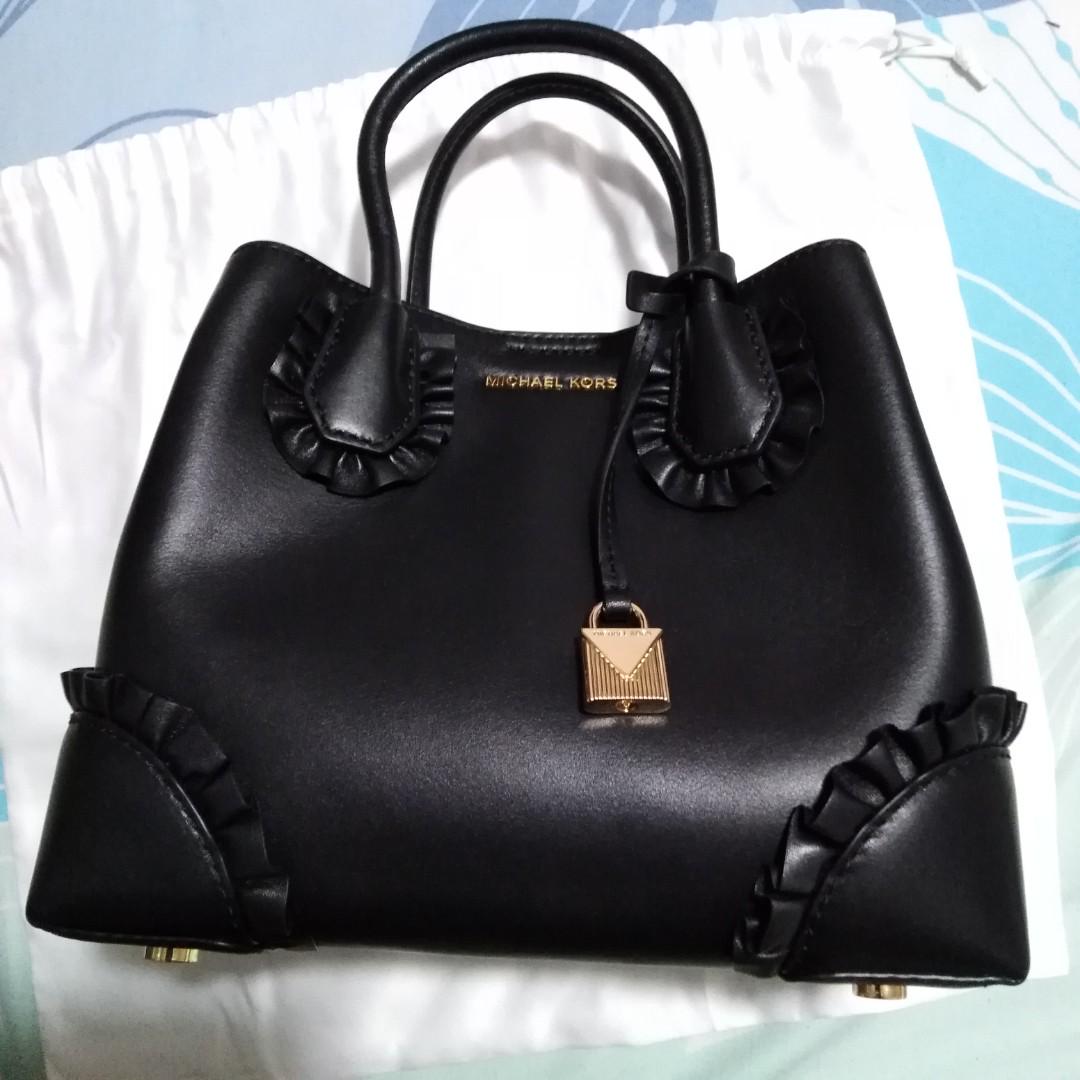 michael kors ruffle bag