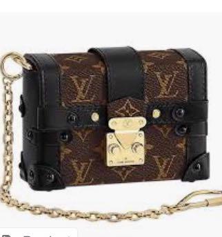Louis Vuitton Ellipse Mini Clutch Bag Brown Monogram Canvas