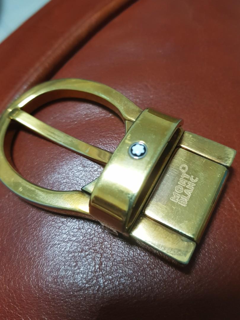 montblanc rose gold belt