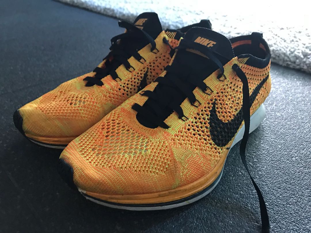 Nike flyknit shop racer team orange