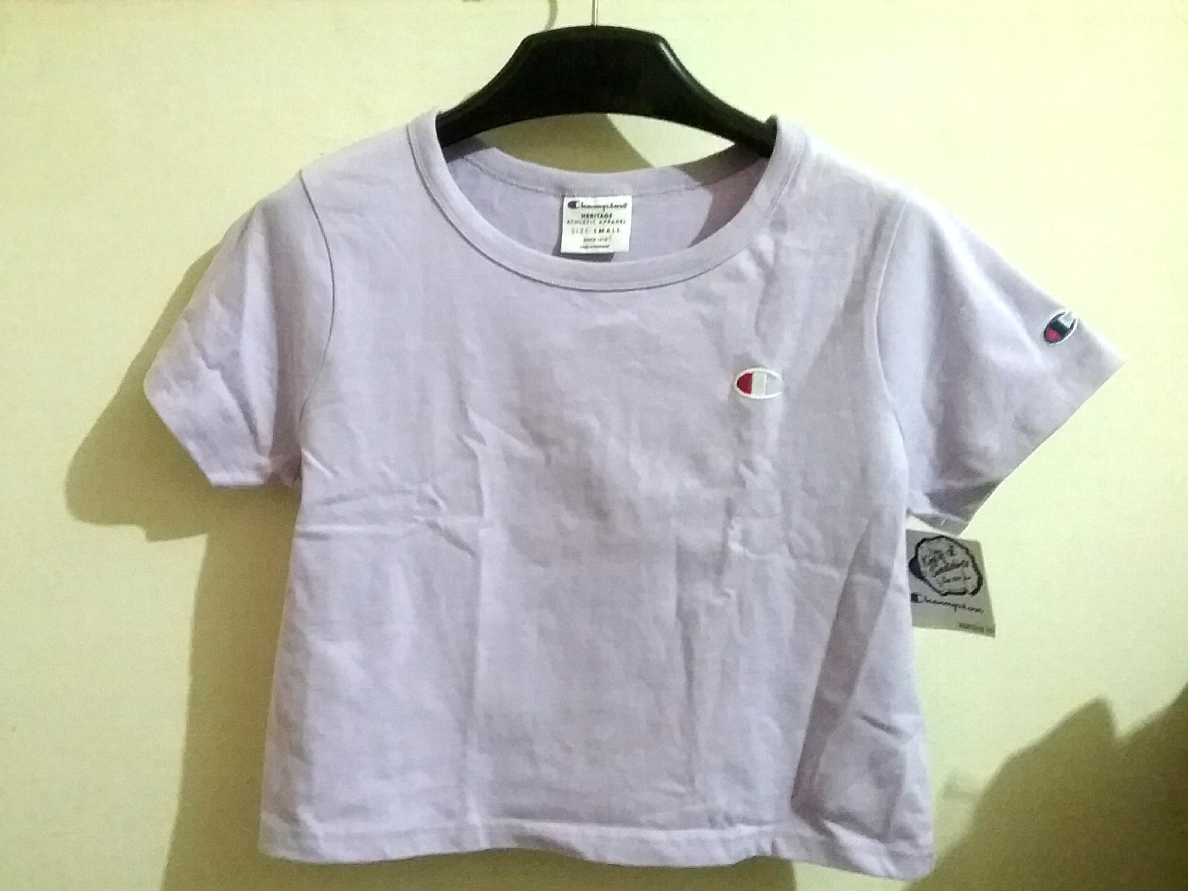 champion cropped tee