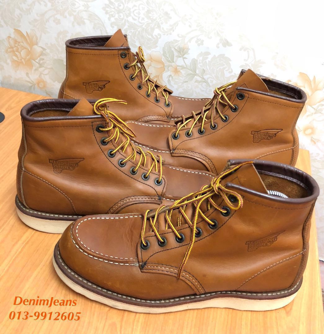 Original Red Wing 875 Wing Logo Men S Fashion Footwear On Carousell