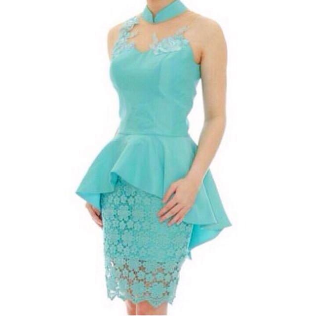 peplum lace