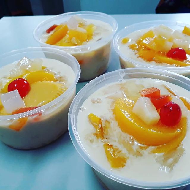 Puding Coklat Oreo Puding Kastard Jagung Cocktail Food
