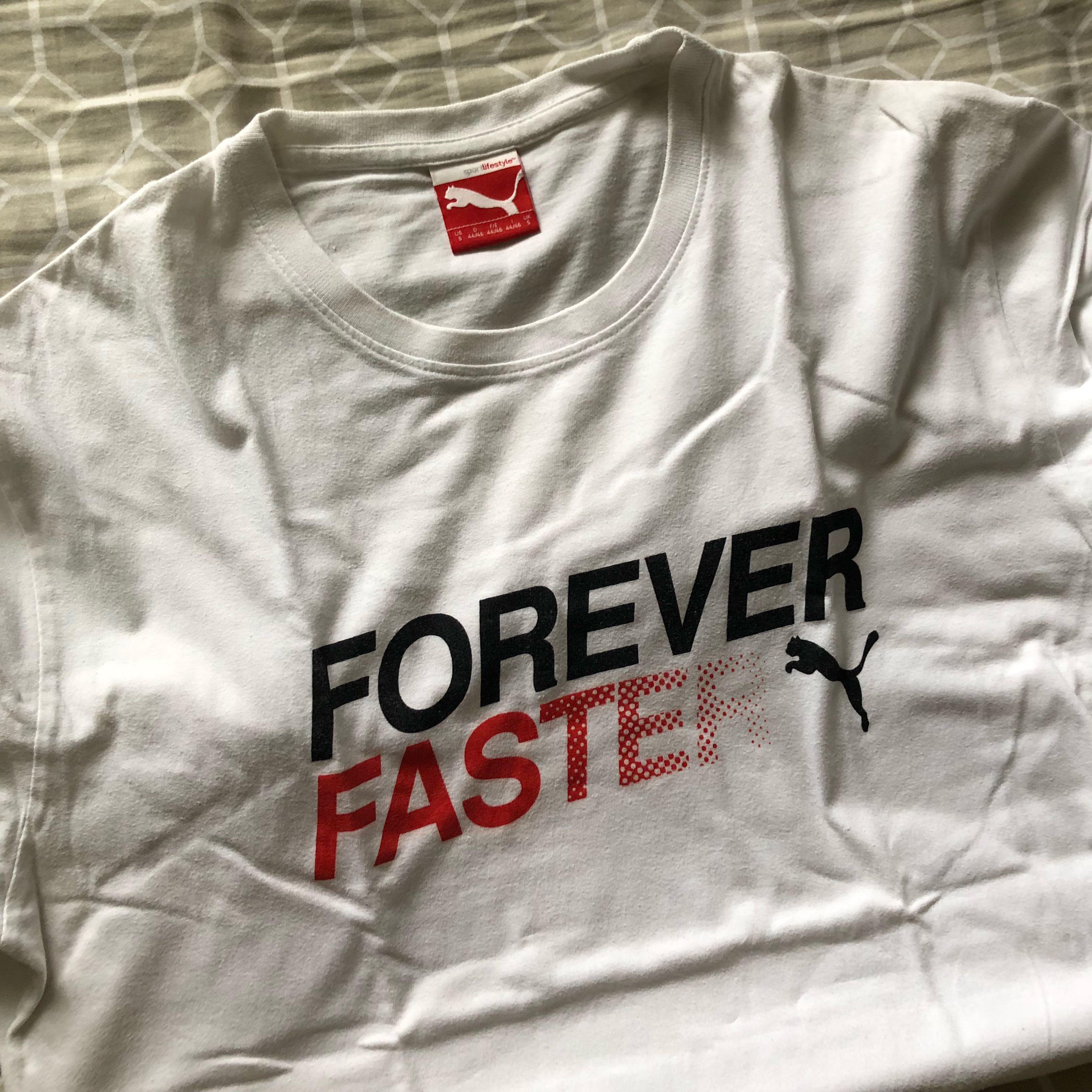 puma forever faster shirt