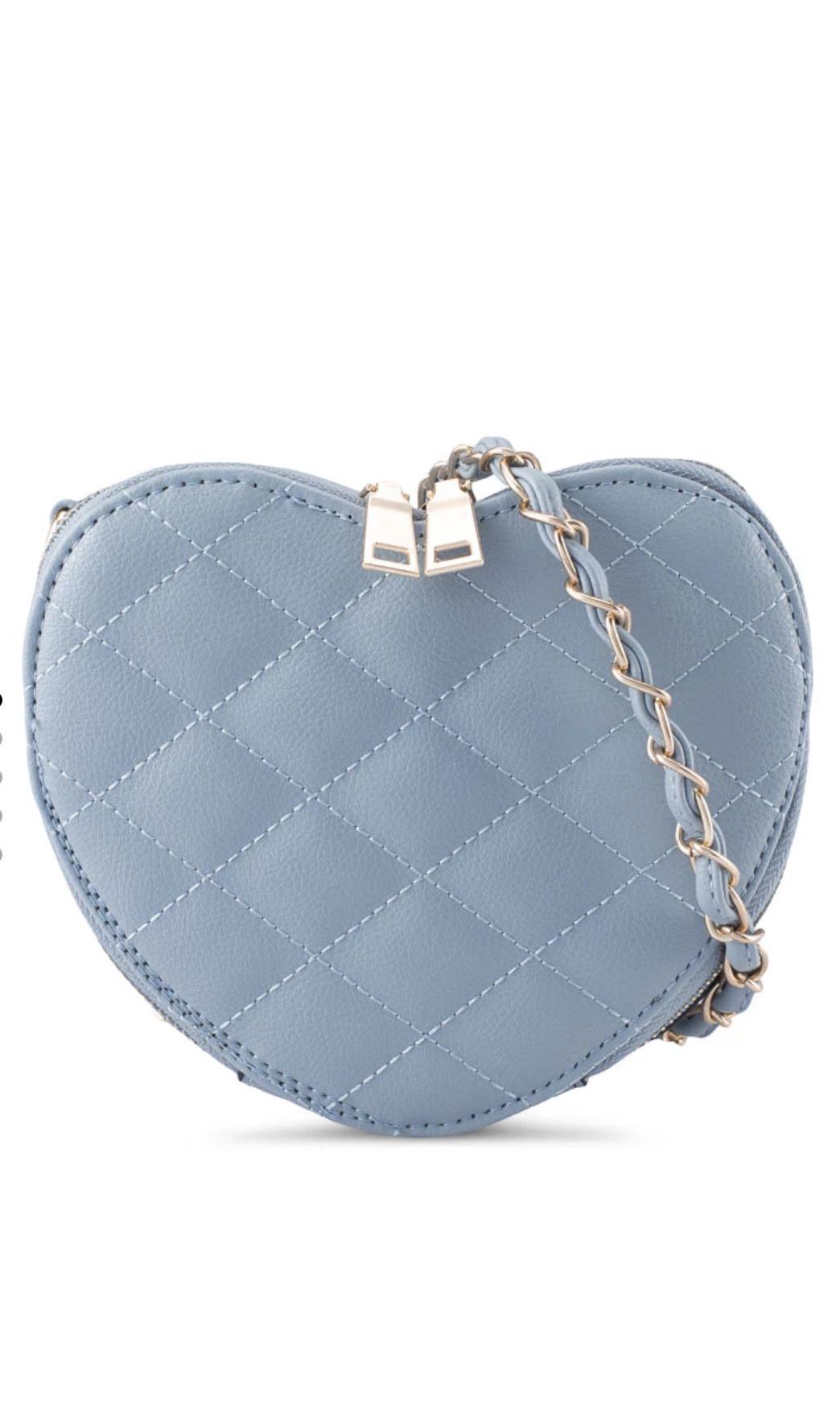 Heart shaped sling bag clearance