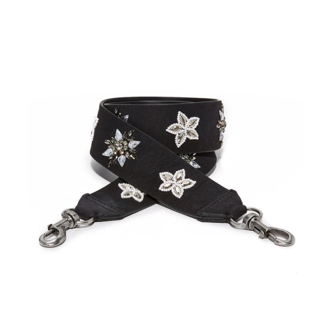 Rebecca minkoff studded guitar strap clearance