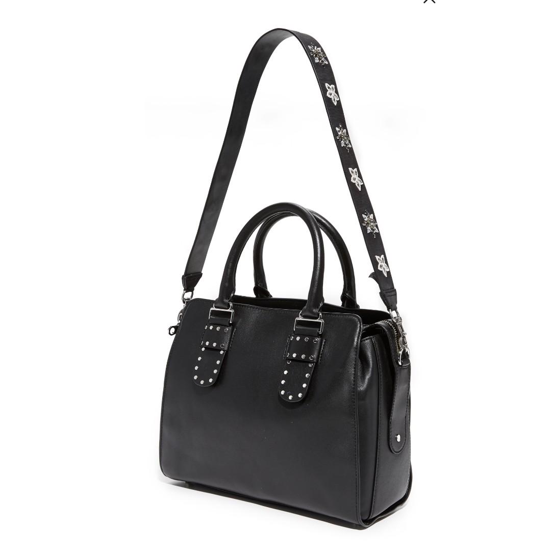 Rebecca Minkoff Crystal Star Studded Guitar Bag Strap Women s