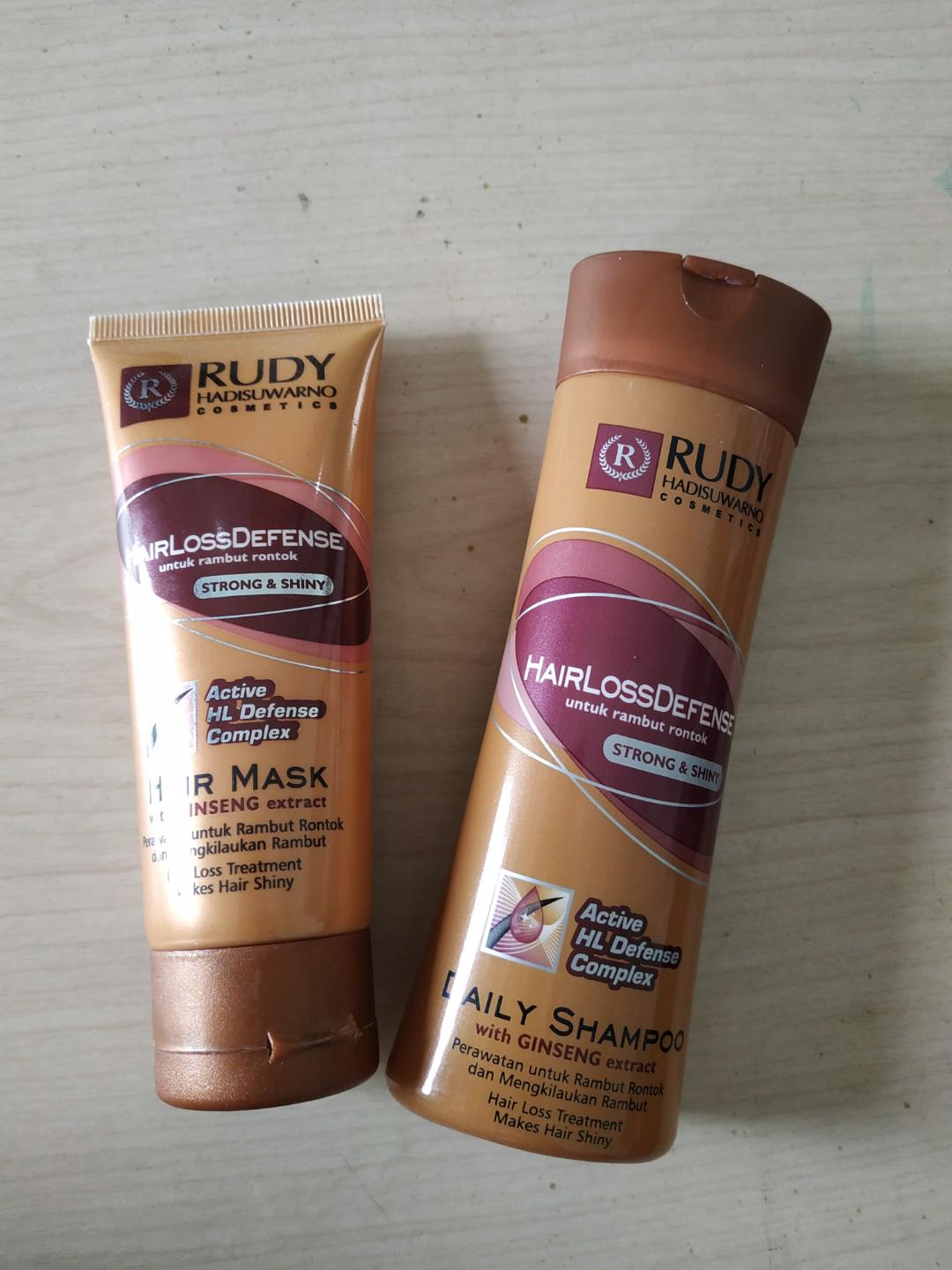 Rudy Hadisuwarno Hair Loss Defense Shampoo Hair Mask Health