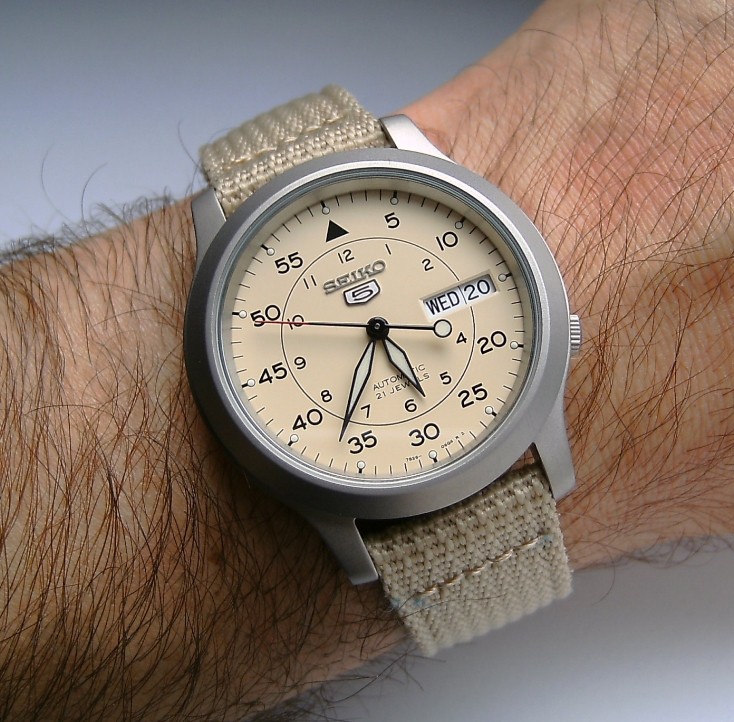seiko beige dial