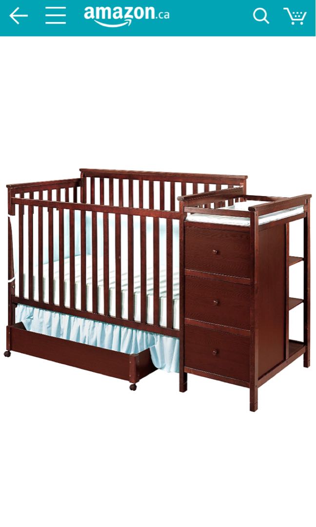 Shermag Florence Convertible Crib N Changer Combo Home
