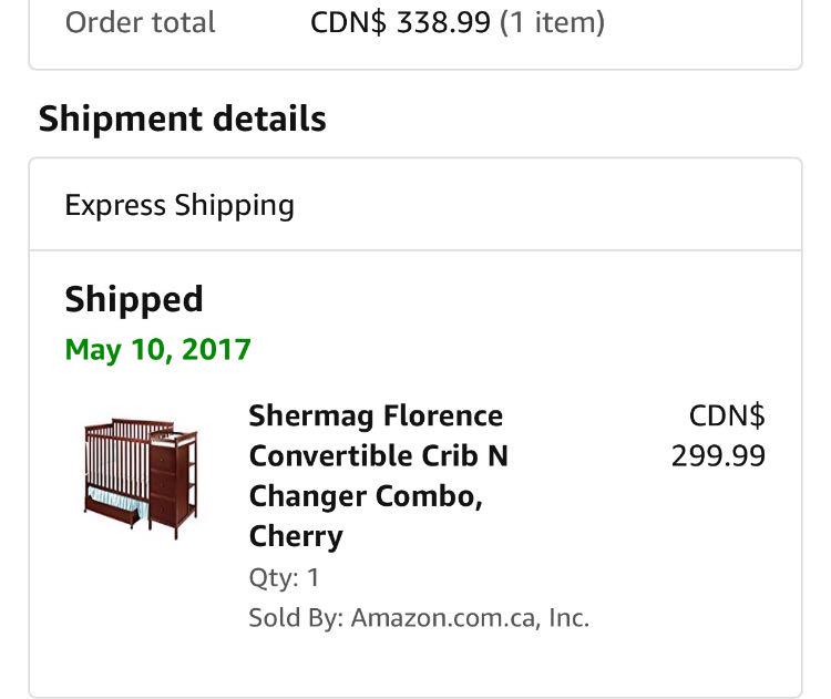 Shermag inc crib discount