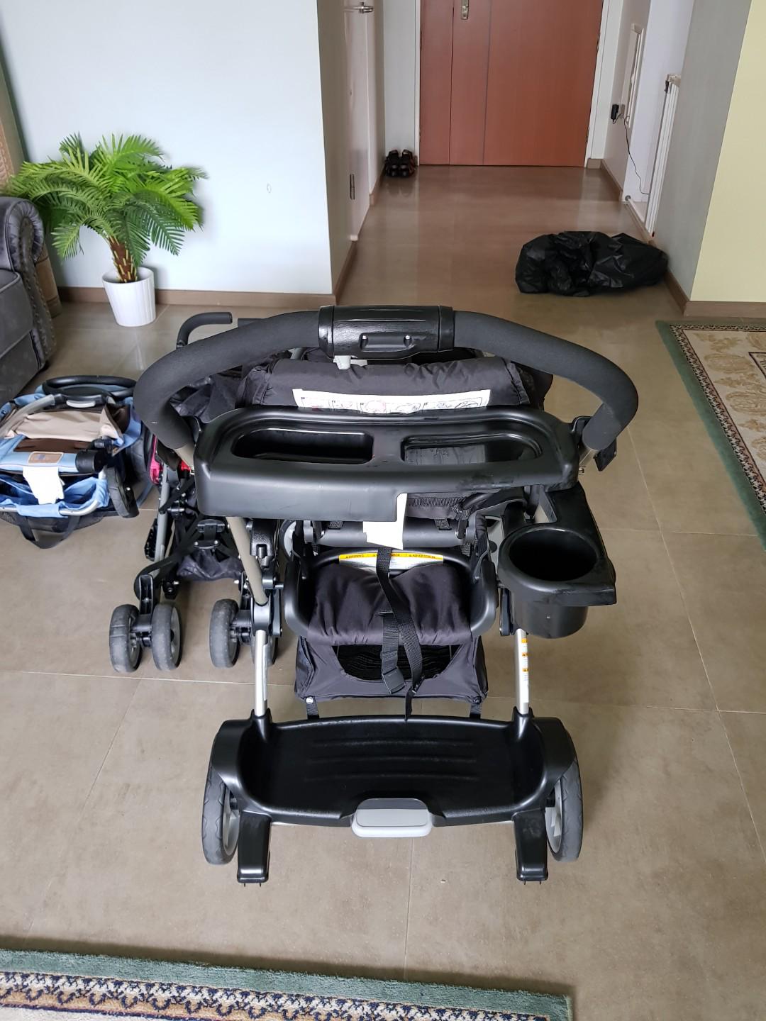 Sit and stand double stroller, Babies & Kids, Going Out, Strollers on