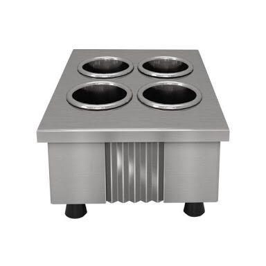 Stainless Spoon And Fork Sterilizer Electric Heater Silver Caddy