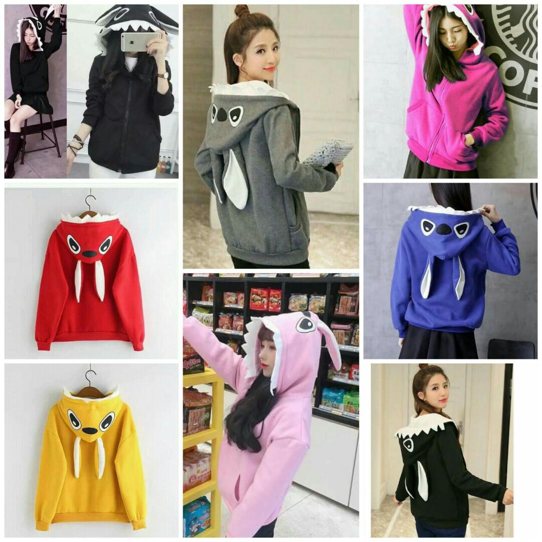 stitch hoodie jacket