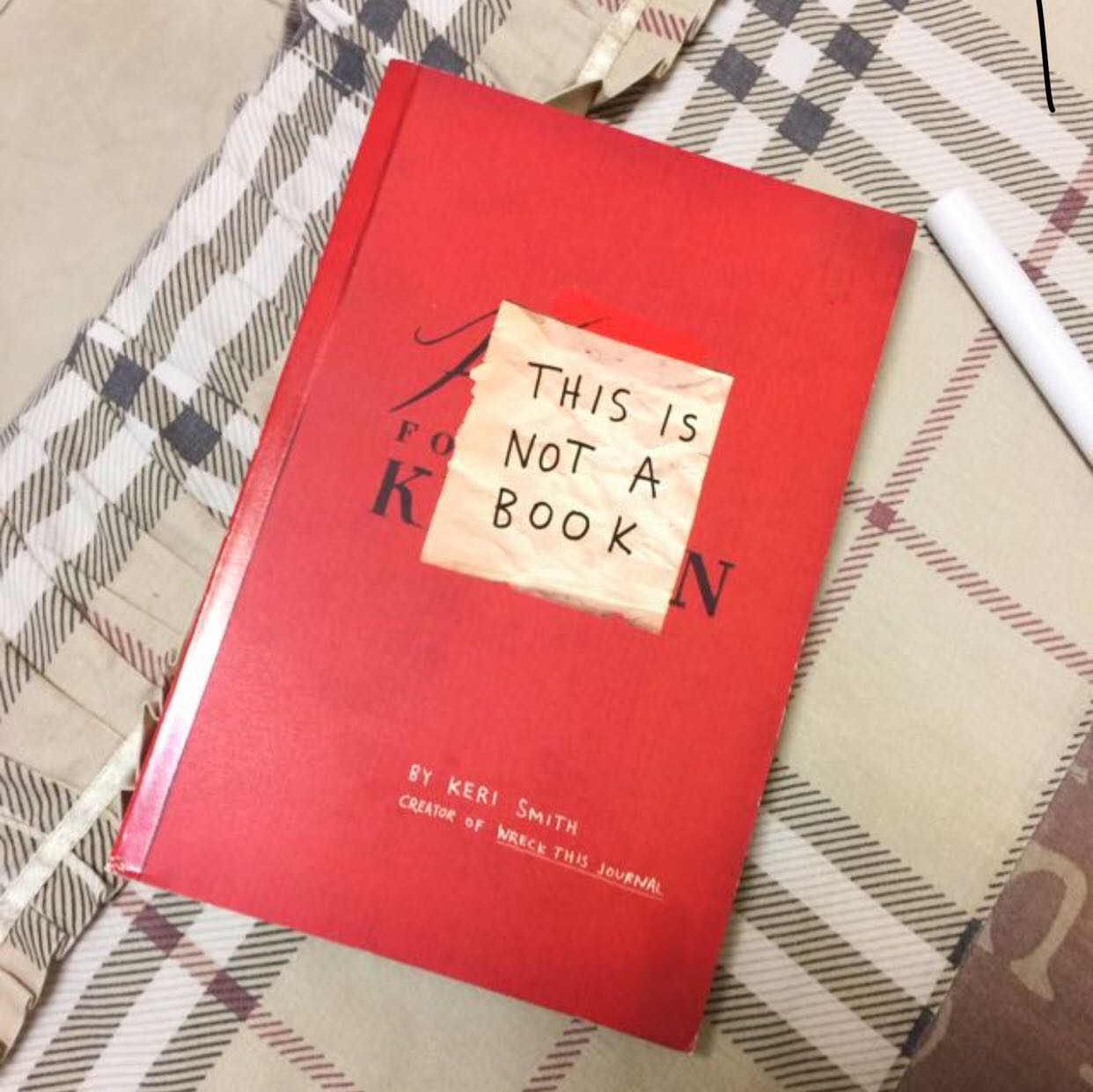 This is not a book by Keri Smith on Carousell