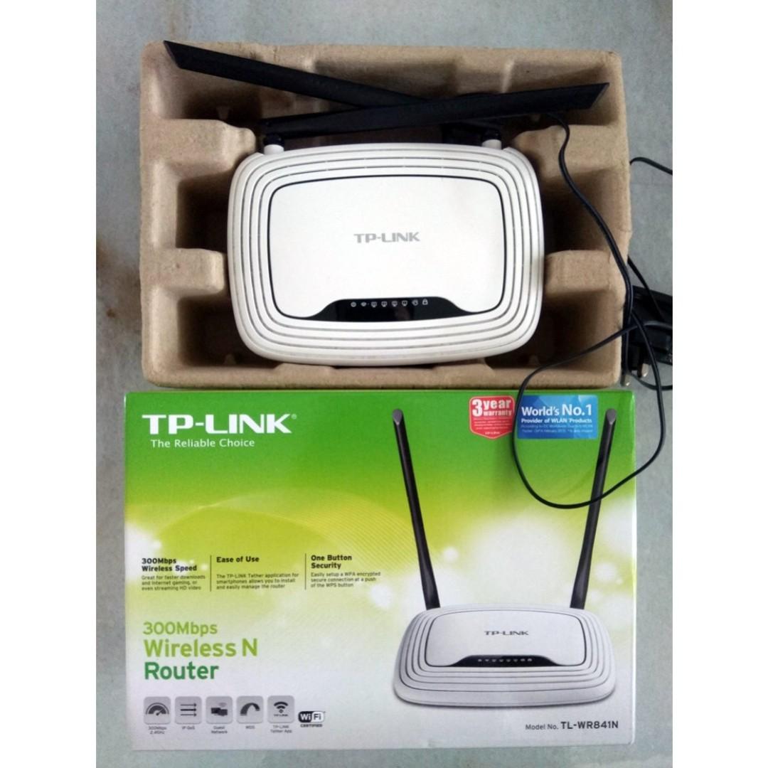 Used Tp Link Router For Sale 300mbps Wireless N Router Tl Wr841n Electronics Computer Parts Accessories On Carousell
