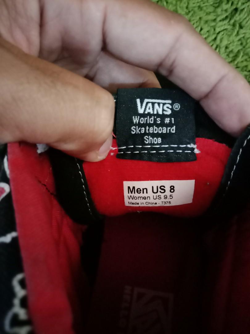 Vans hello kitty size 40,5, Fesyen 