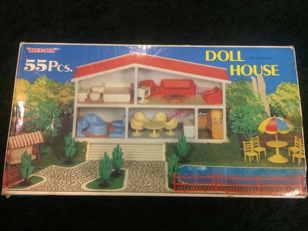 blue box dollhouse