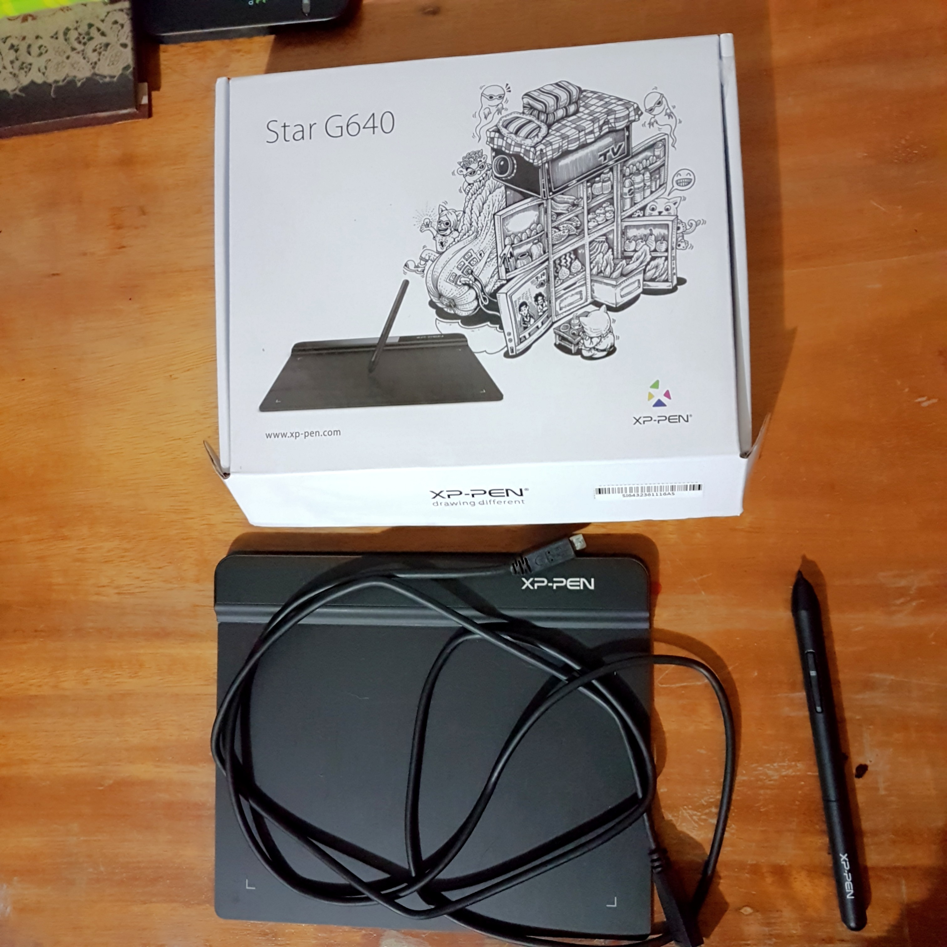 XP-PEN STAR G640 Graphic Drawing Tablet 6x4in, Computers  Tech, Parts   Accessories, Software on Carousell