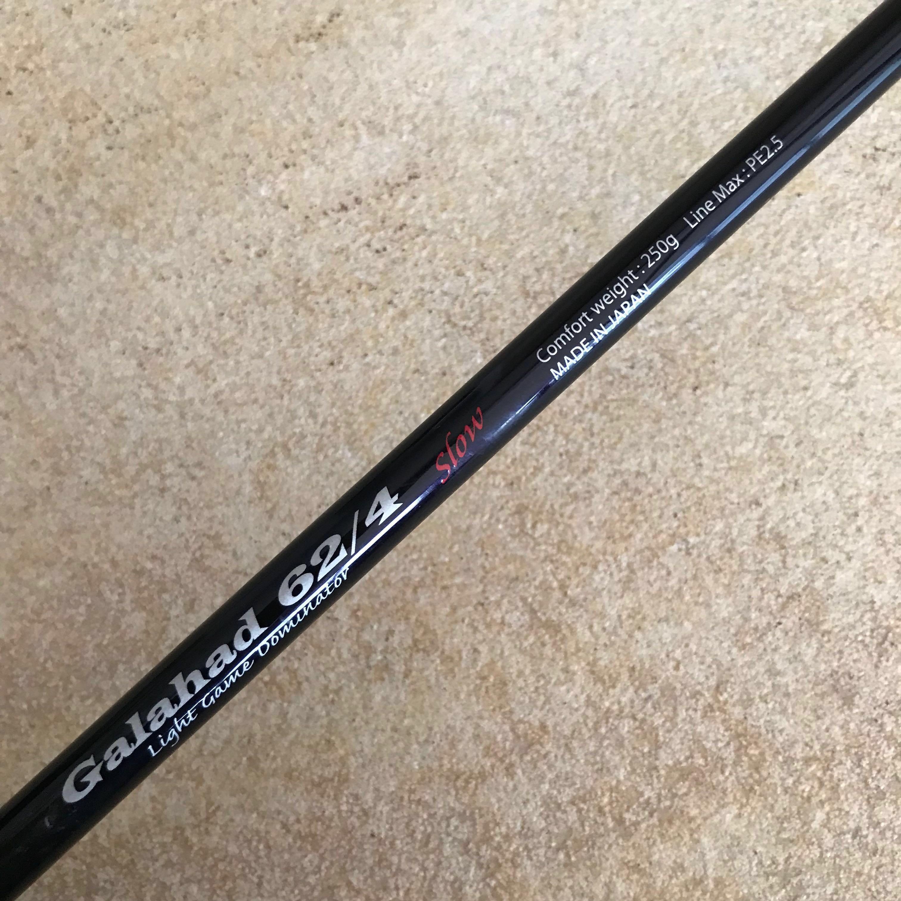 Yamaga Galahad 62/4 Slow fall overhead jigging rod. Made in japan 