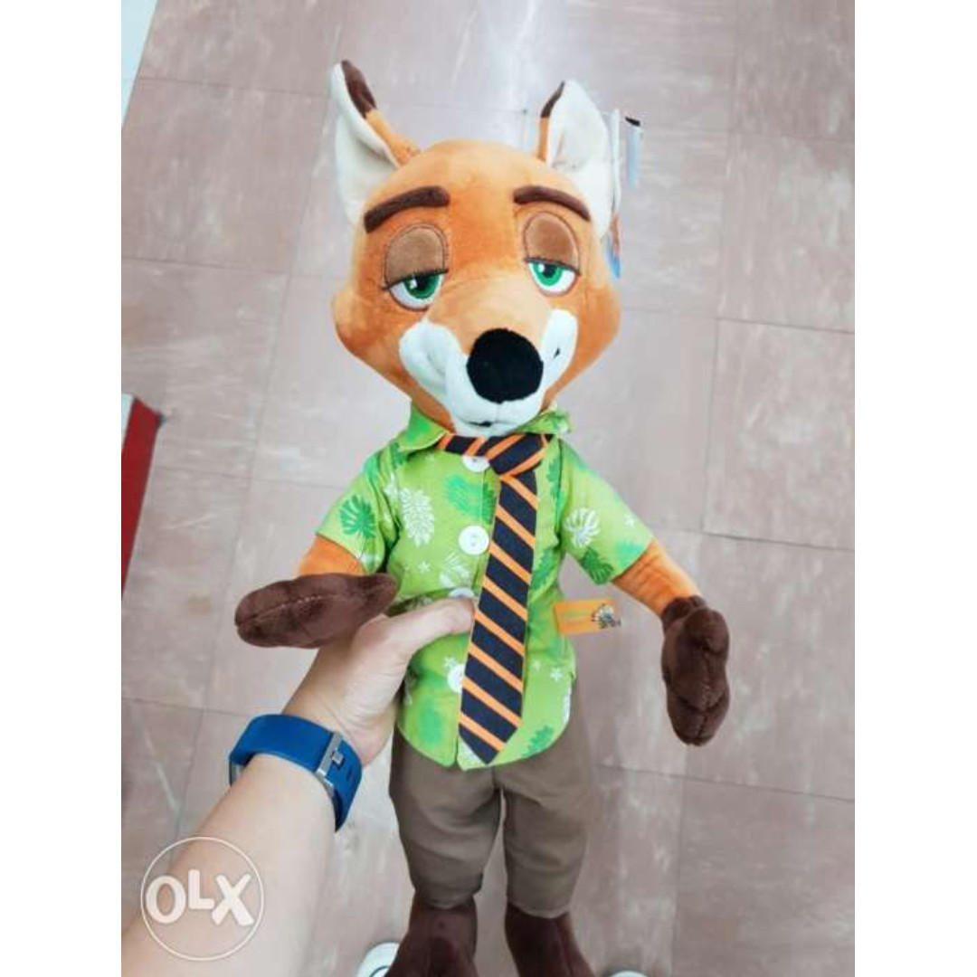 zootopia nick wilde plush