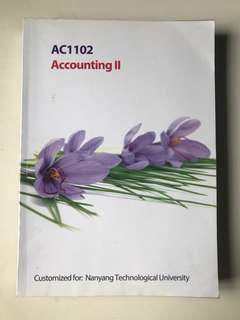 AC1102 Accounting II textbook