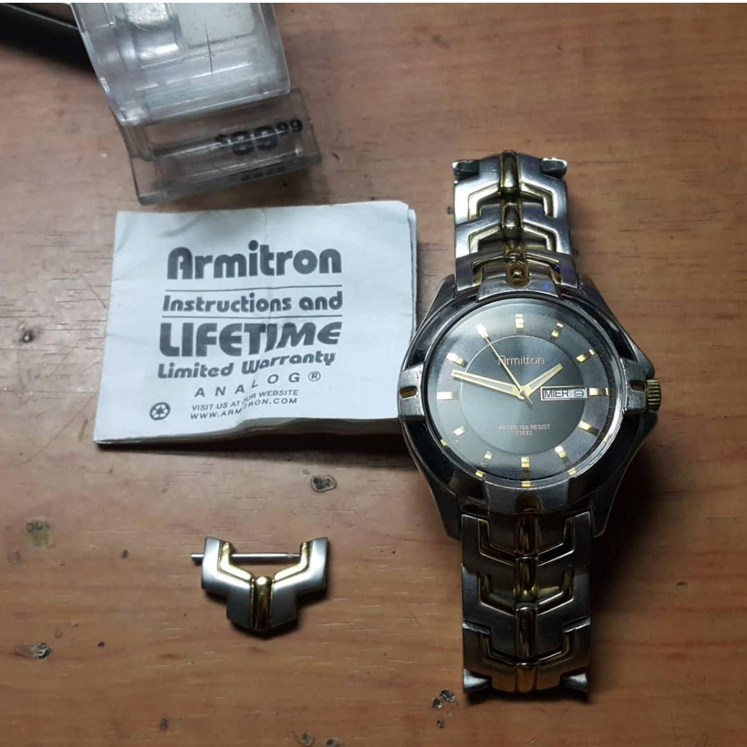 Armitron watch store water resistant 165