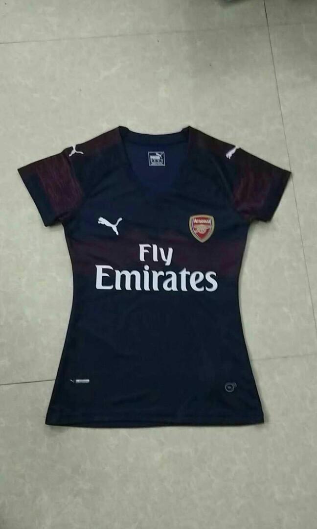 Arsenal 18 19 Away Ladies Kit Sports Sports Apparel On Carousell