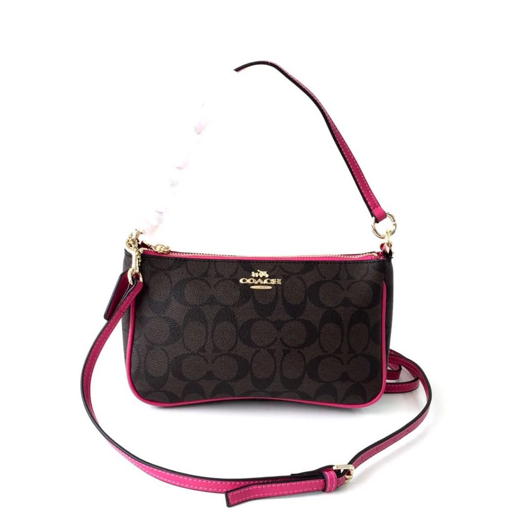 Coach top handle pouch hotsell original