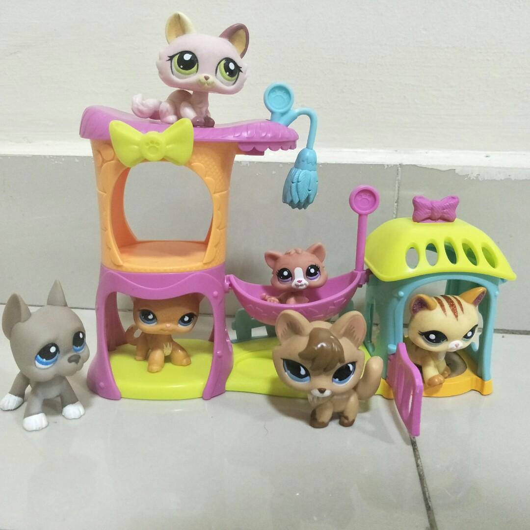 lps meow manor playset
