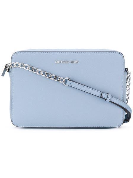 light blue michael kors wallet