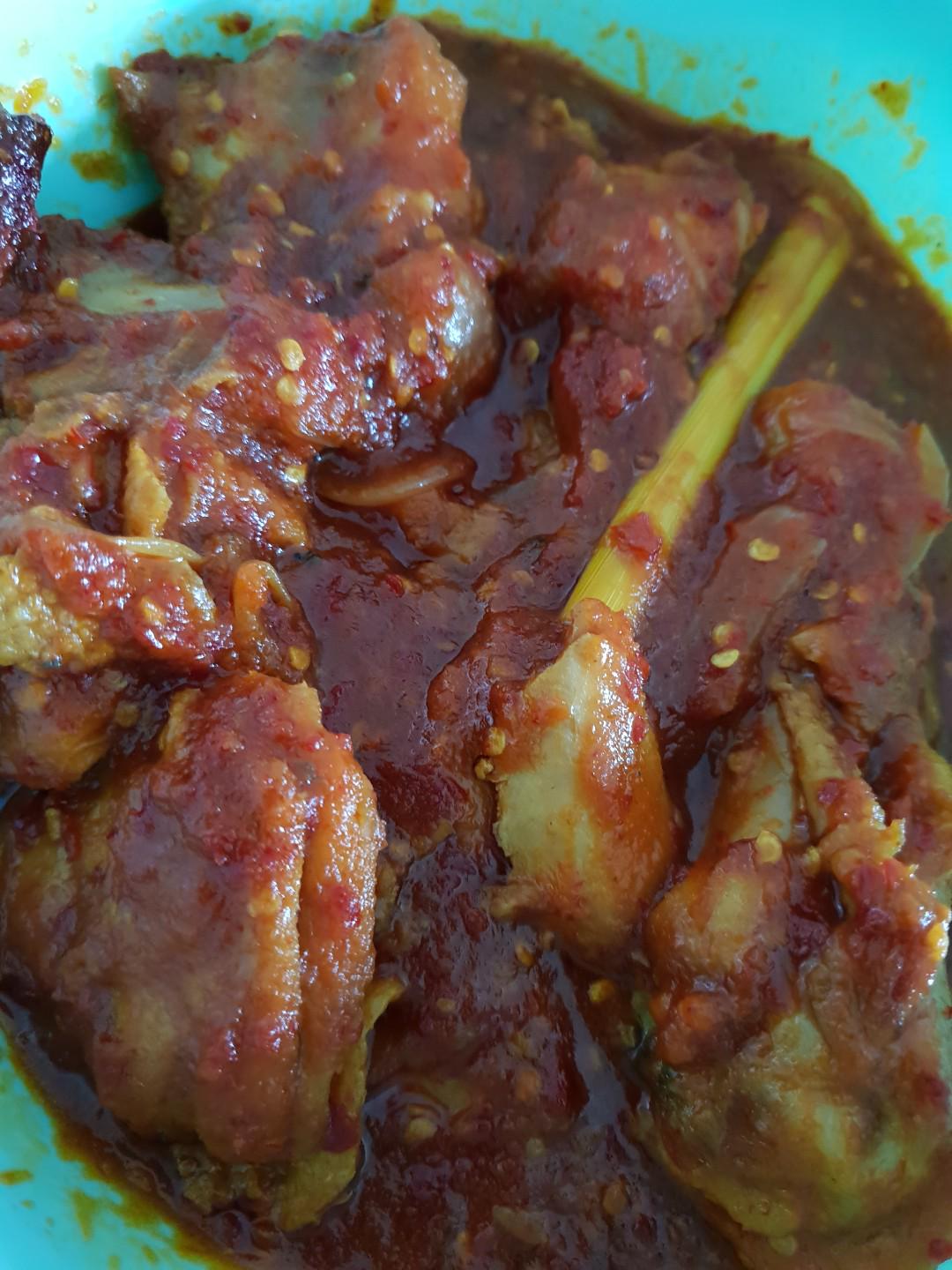 Ayam Masak Merah Food Drinks Instant Food On Carousell
