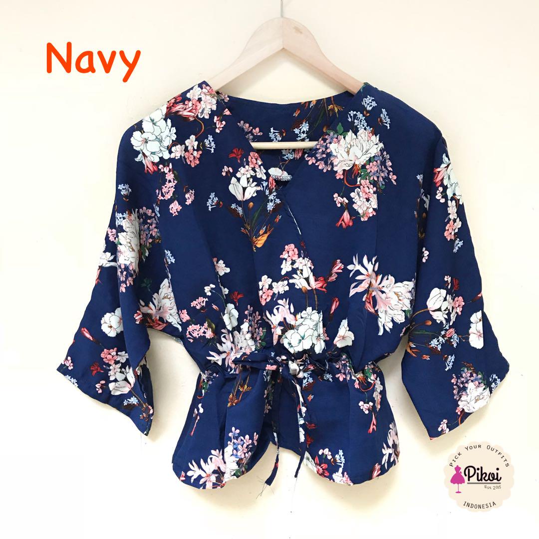 Baju Peplum Murah Blouse Wanita Kerja Atasan Wanita Bunga Summer 1466 Olshop Fashion Olshop Wanita Di Carousell