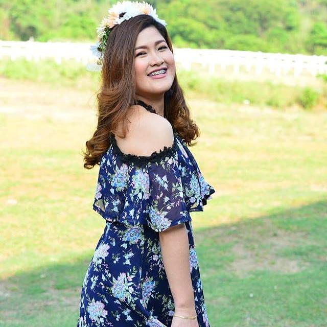 flowing floral dress
